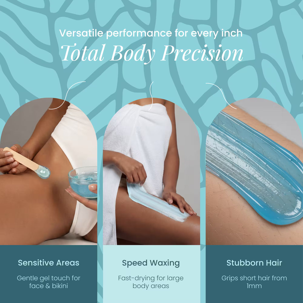 Kai wax for bikini, legs and stubborn hair – gentle on sensitive areas, fast-drying for large body surfaces