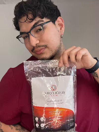 Esthetician using BCW products