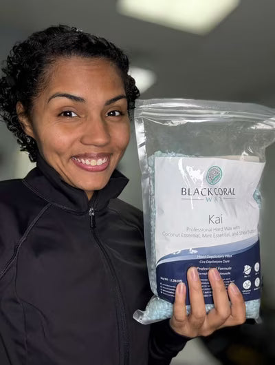 Esthetician using BCW products